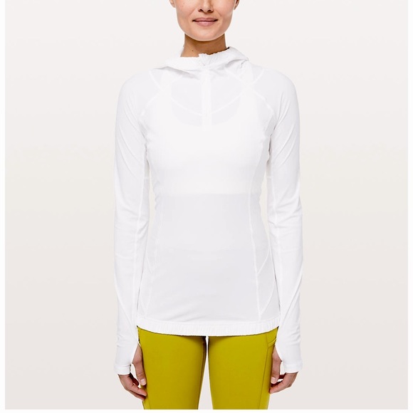 lululemon athletica Tops - Lululemon White Water Bound Hoodie